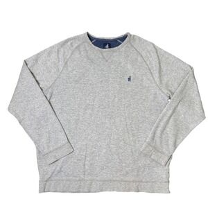 JOHNNIE-O Men's Scholes Pullover Sweater Gray Size XL Preppy Classic